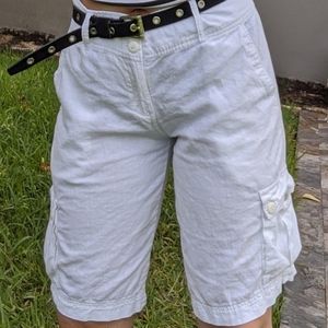 White Cargo Shorts !